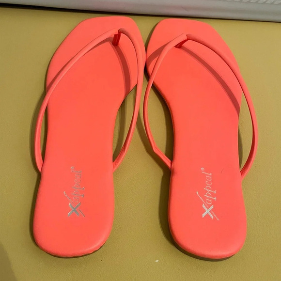 NIB Nein Orange Xappeal Sandals - Picture 2 of 4